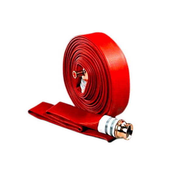 Type-B 15 Mtr. Fire Hose Pipe with SS M/F Coupling - Hose Pipe